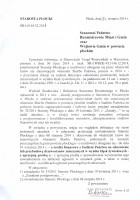 Informacja Starosty Płockiego